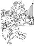 coloriage gratuit enfant 4 Fantatisques