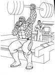 coloriage gratuit enfant 4 Fantatisques