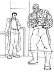 coloriage gratuit enfant 4 Fantatisques