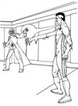 coloriage gratuit 4 Fantatisques