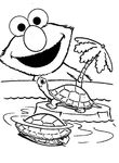 coloriage gratuit 5 Rue Sesame