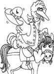 coloriage gratuit enfant 5 Rue Sesame