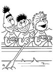 coloriage gratuit 5 Rue Sesame
