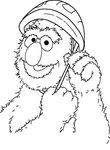 coloriage gratuit 5 Rue Sesame