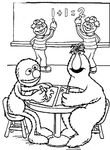 coloriage gratuit 5 Rue Sesame