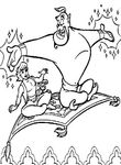 coloriage gratuit Aladdin