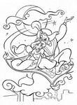 coloriage gratuit Aladdin