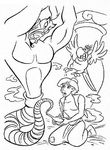 coloriage gratuit enfant Aladdin