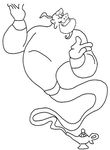 coloriage gratuit Aladdin