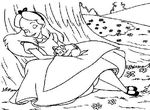 coloriage gratuit enfant Alice