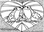 coloriage gratuit Amour
