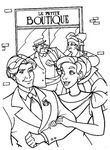 coloriage gratuit enfant Anastasia