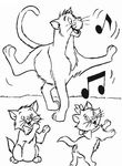 coloriage gratuit enfant Aristochats