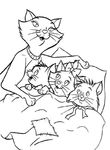 coloriage gratuit Aristochats