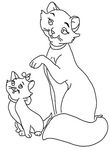 dessin gratuit Aristochats