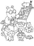 coloriage gratuit enfant Arthur