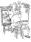 coloriage gratuit Arthur