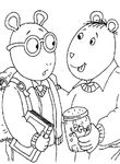coloriage gratuit enfant Arthur