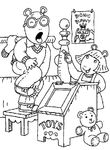coloriage gratuit enfant Arthur