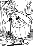 coloriage gratuit Asterix