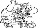 coloriage gratuit Asterix