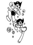 coloriage gratuit enfant Astro Boy