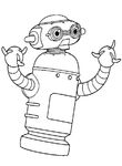 coloriage gratuit enfant Astro Boy