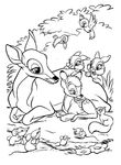 coloriage gratuit Bambi