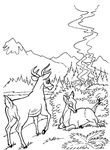coloriage gratuit enfant Bambi