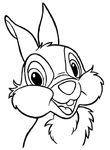 coloriage gratuit enfant Bambi