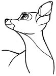 coloriage gratuit Bambi