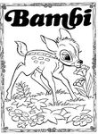 dessin gratuit Bambi