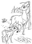 dessin gratuit Bambi