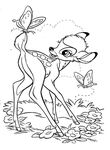 coloriage gratuit Bambi