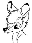 coloriage gratuit Bambi