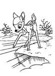 coloriage gratuit Bambi