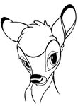 coloriage gratuit Bambi