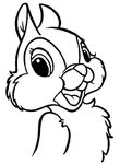 coloriage gratuit Bambi