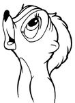 coloriage gratuit enfant Bambi