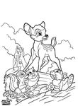 coloriage gratuit enfant Bambi