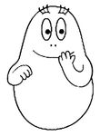 coloriage gratuit enfant Barbapapa