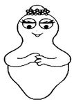 coloriage gratuit Barbapapa