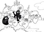 coloriage gratuit Barbapapa