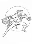 coloriage gratuit enfant Batman