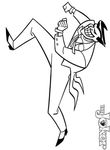 coloriage gratuit enfant Batman