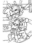 coloriage gratuit Bebes Disney