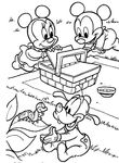 coloriage gratuit enfant Bebes Disney