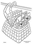 coloriage gratuit Belle Clochard