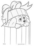 coloriage gratuit enfant Belle Clochard