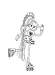 coloriage gratuit enfant Betty La Malice